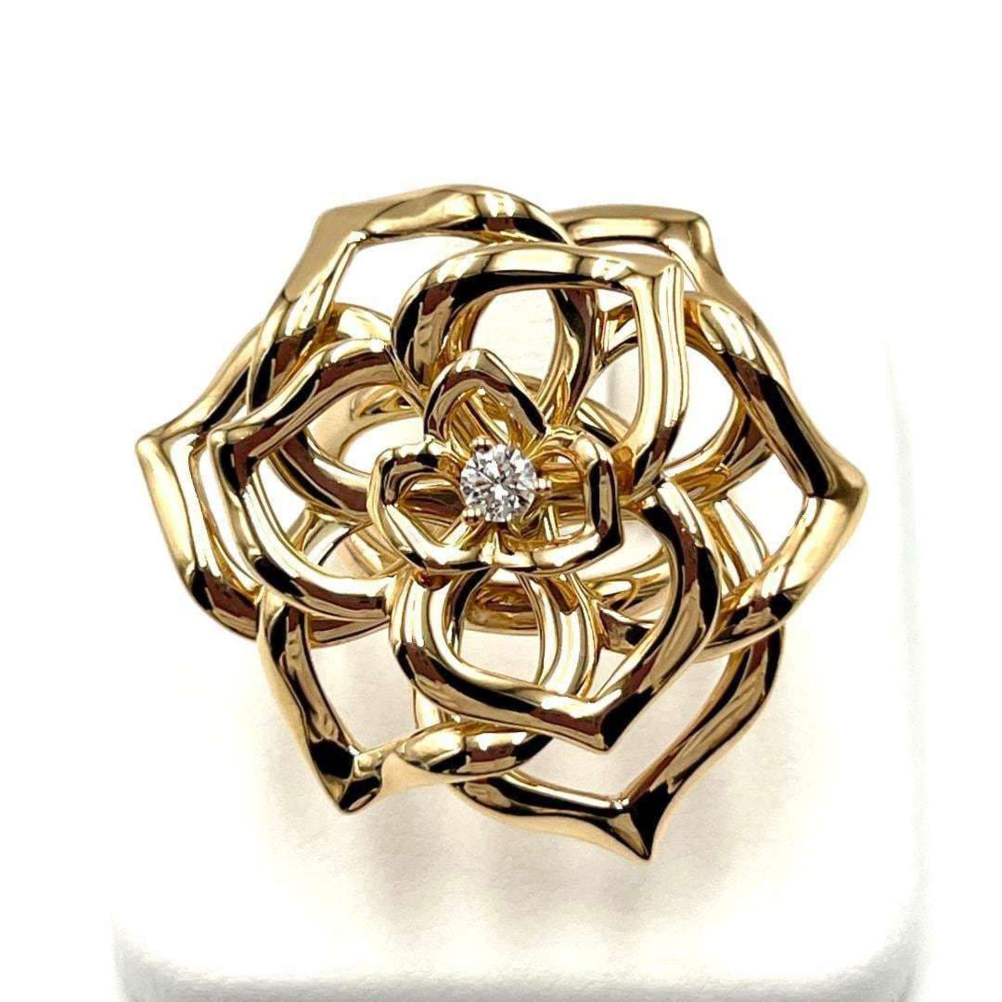 Piaget Women's Ring Gold Diamond Flower