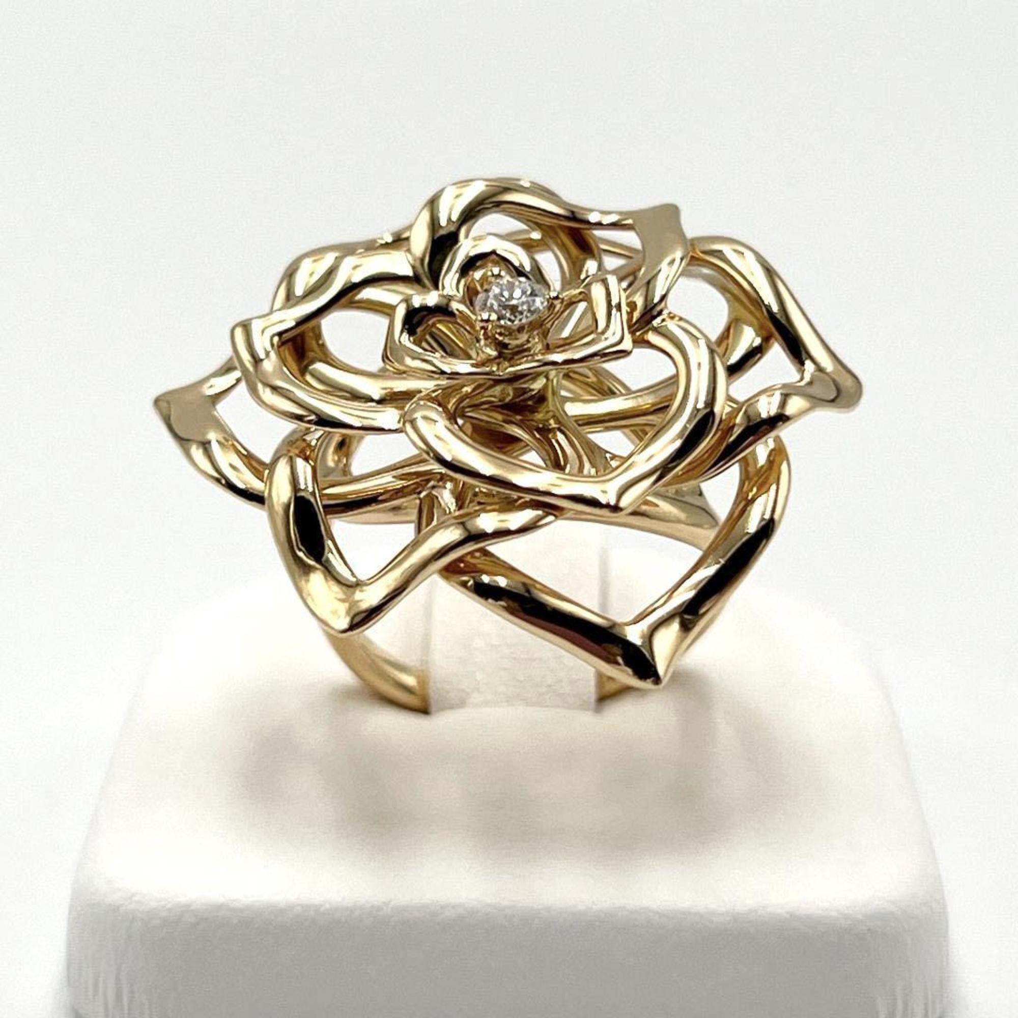 Piaget Women's Ring Gold Diamond Flower