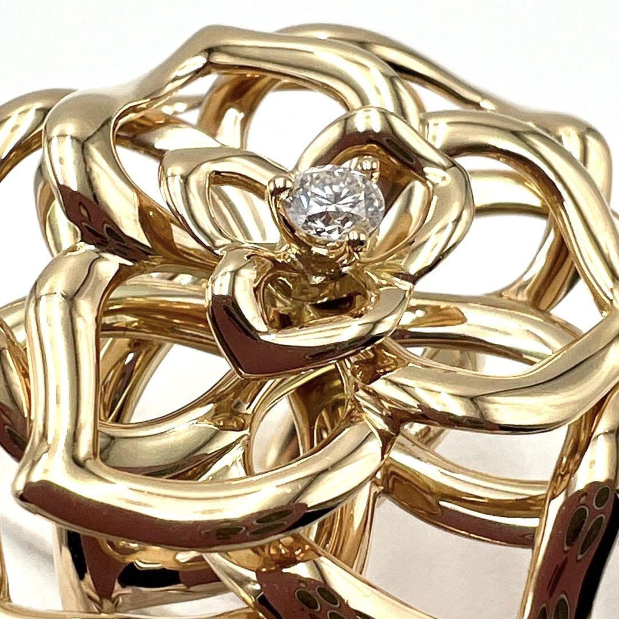 Piaget Women's Ring Gold Diamond Flower