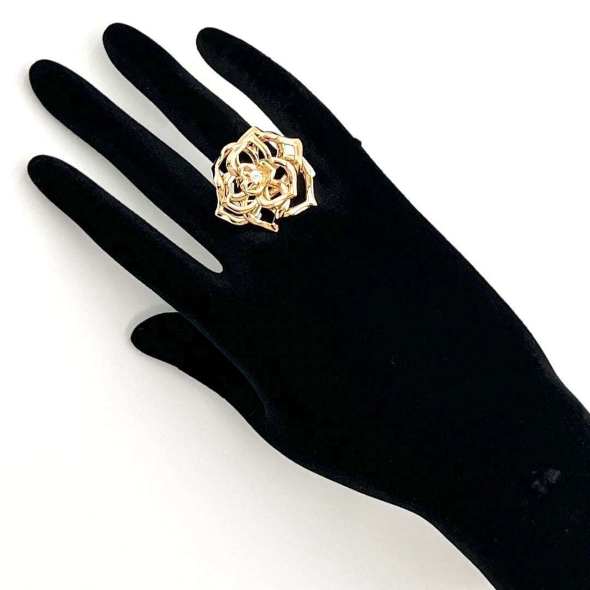 Piaget Women's Ring Gold Diamond Flower