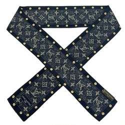 LOUIS VUITTON Women's Bandana Scarf Bandeau New Denim