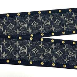 LOUIS VUITTON Women's Bandana Scarf Bandeau New Denim