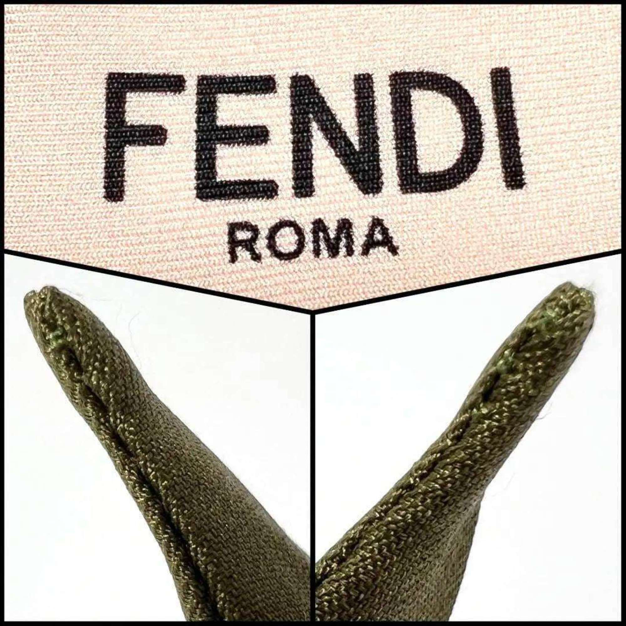 FENDI Women's Wrappy Scarf Bandana Silk