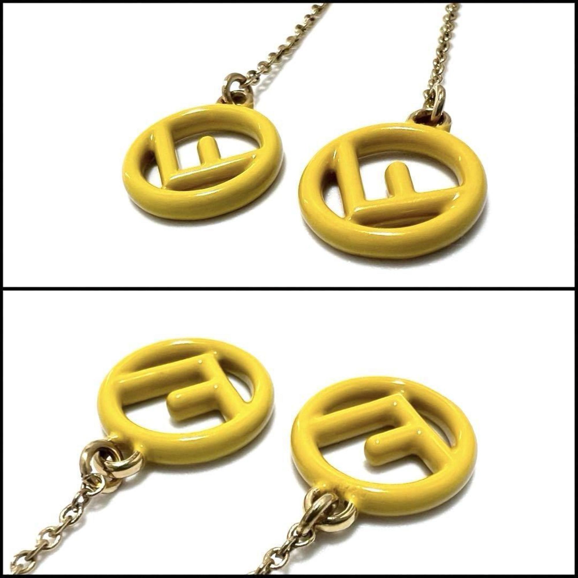 FENDI Women's Chain Drop Earrings F is Fendi