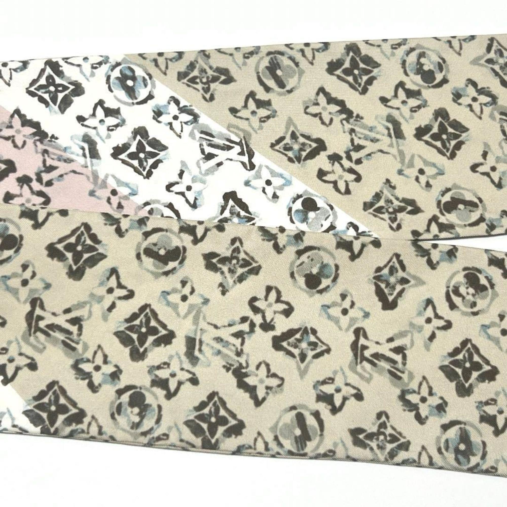 LOUIS VUITTON Women's Bandeau Scarf Bandana Monogram Silk