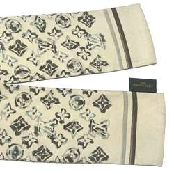 LOUIS VUITTON Women's Bandeau Scarf Bandana Monogram Silk