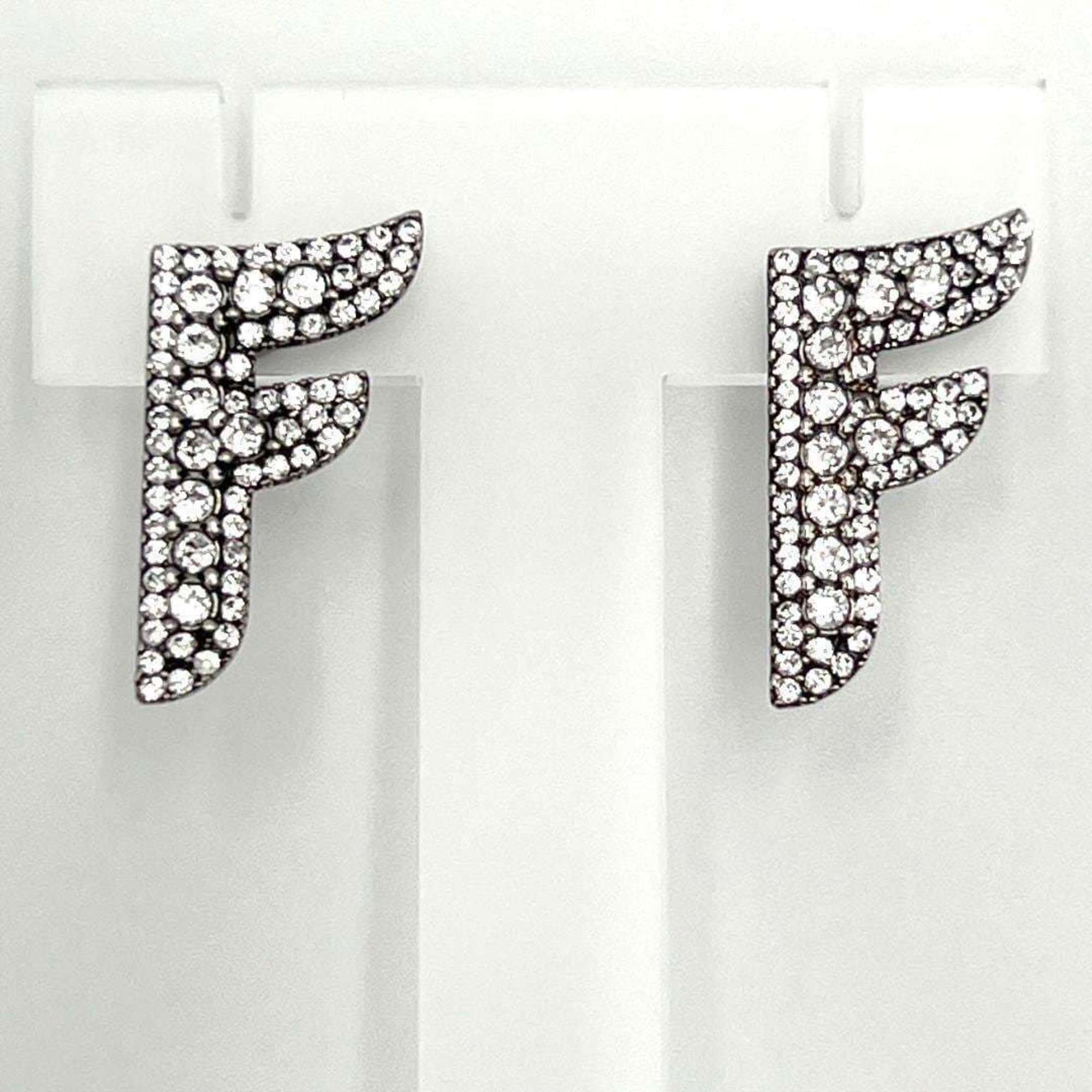 FENDI Women's Stud Earrings with F Logo
