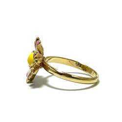 Christian Dior Dior Diorette Women's Ring Diamond Gold K18