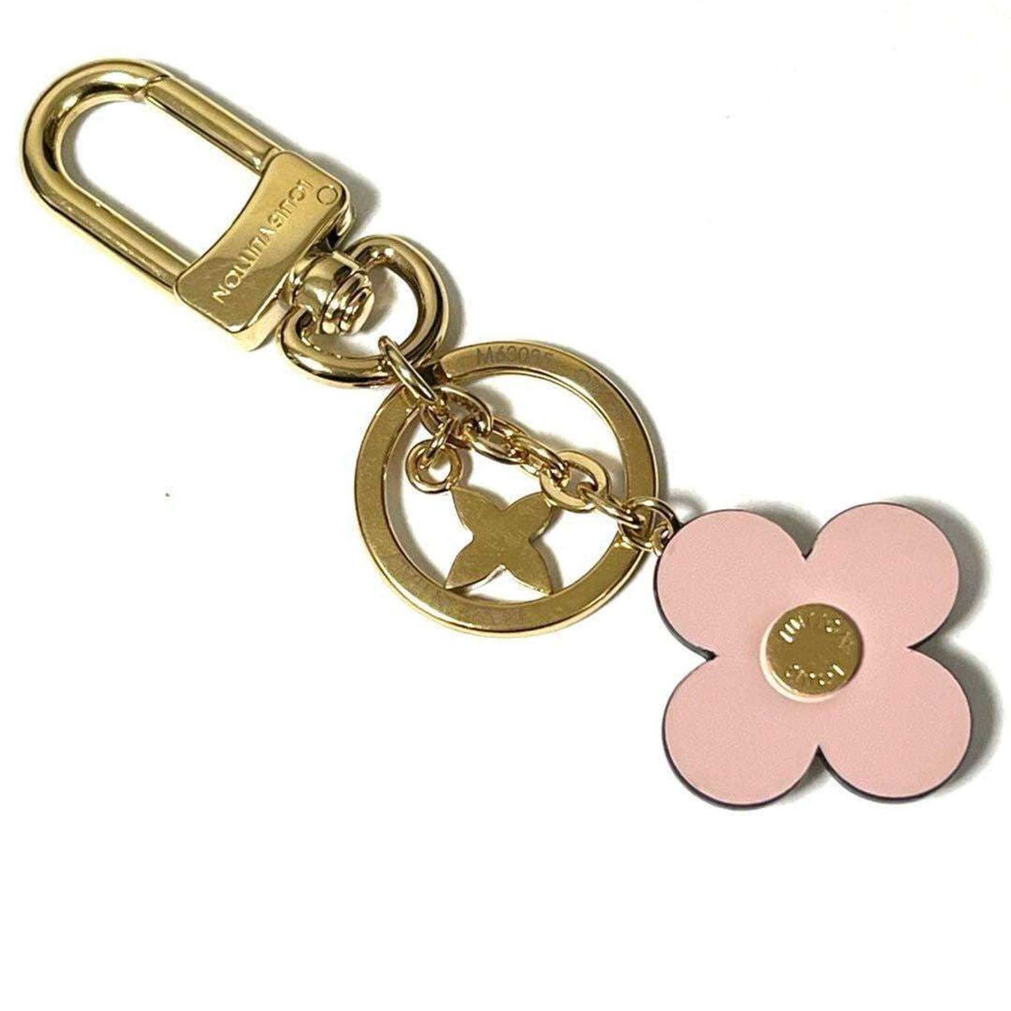 Louis Vuitton LOUIS VUITTON Women's Key Ring Charm Holder Blooming Flower BB