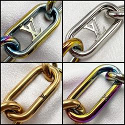 LOUIS VUITTON Men's Chain Necklace Pendant Signature