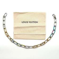 LOUIS VUITTON Men's Chain Necklace Pendant Signature