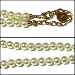 Christian Dior Dior Women's Necklace Pendant Choker Faux Pearl