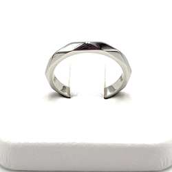 BOUCHERON Women's Faceted Ring, Small, Platinum