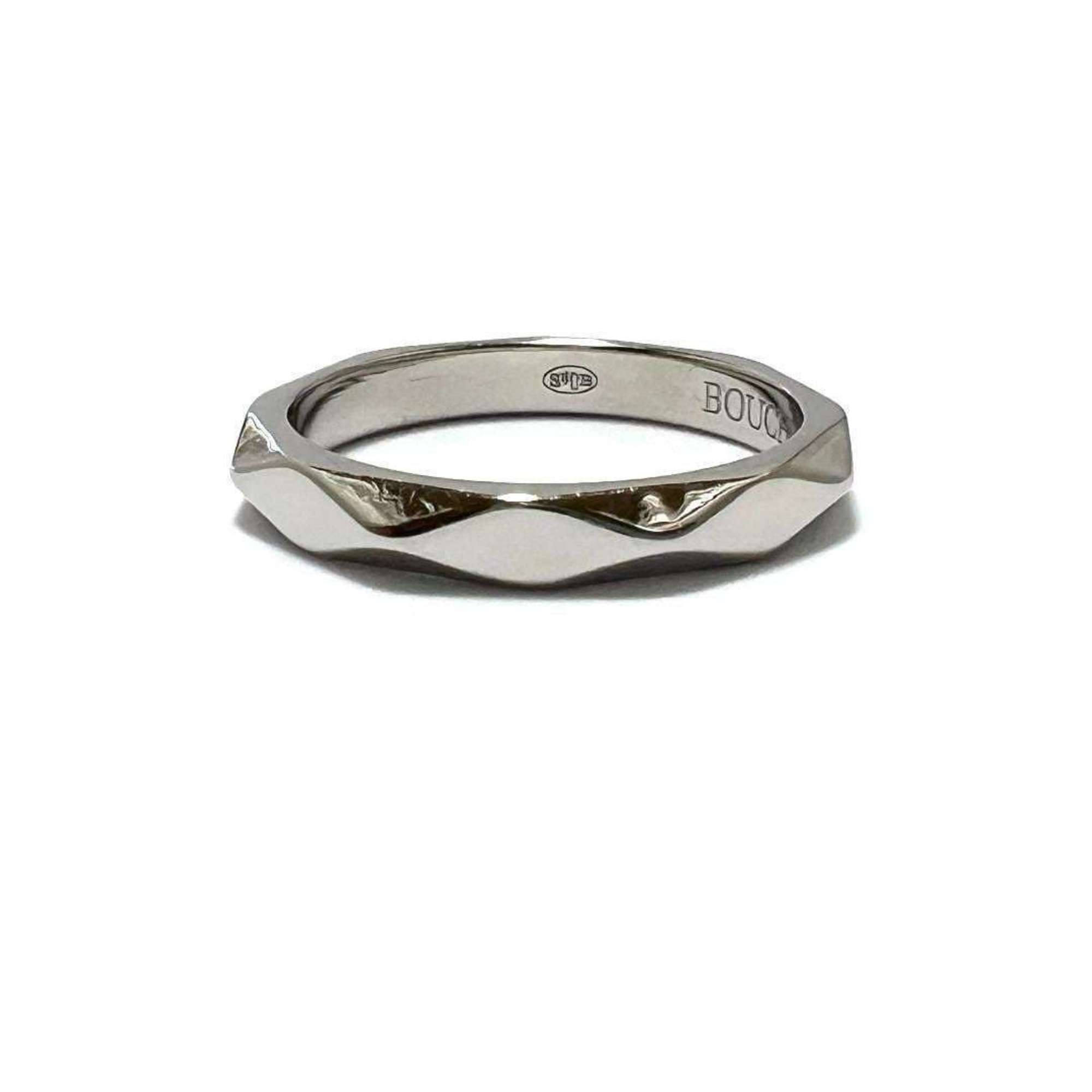 BOUCHERON Women's Faceted Ring, Platinum