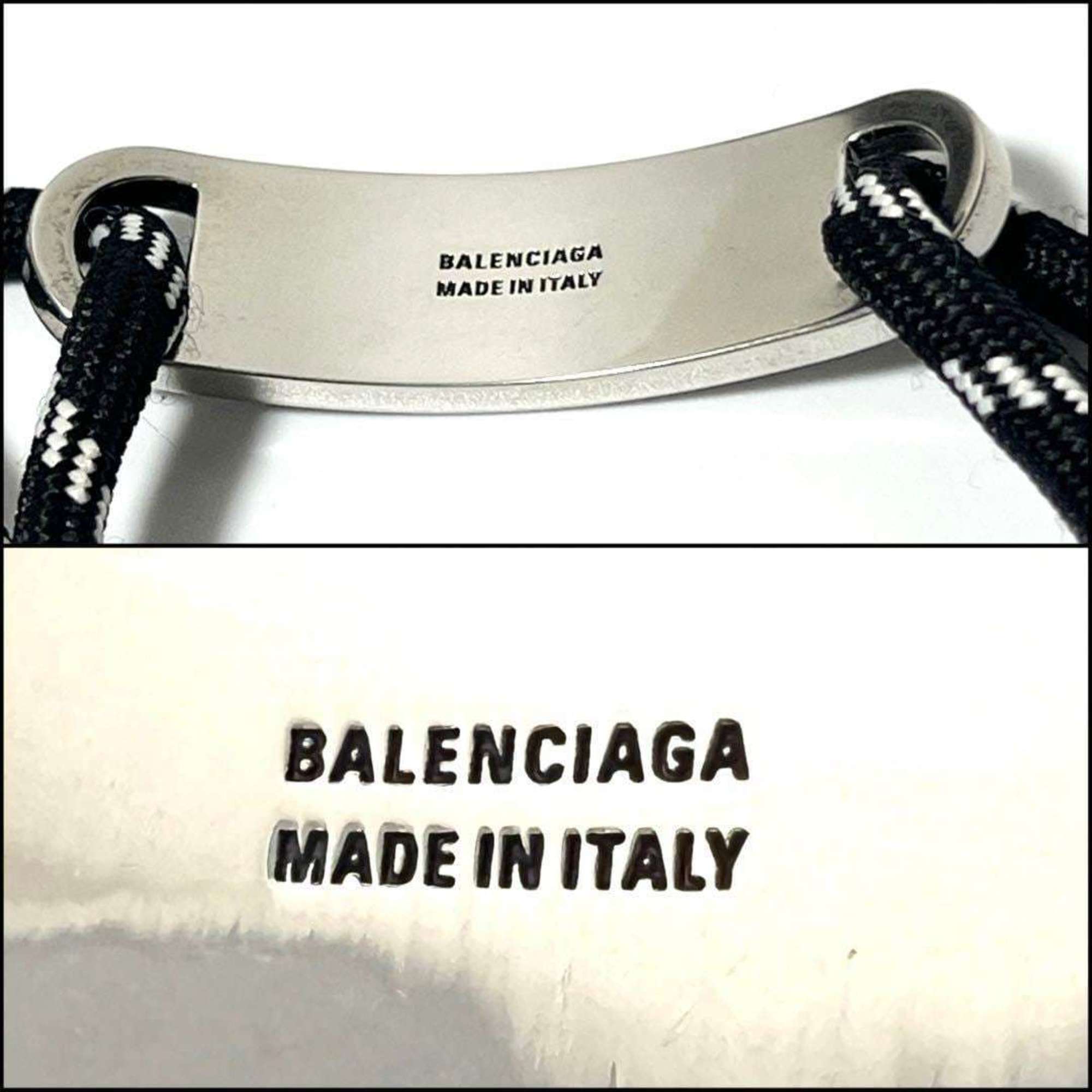 Balenciaga Men's Plate Bracelet Bangle