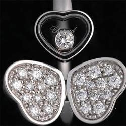 Chopard Happy Heart Wing Ring Diamond K18WG White Gold 750