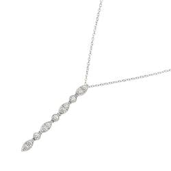 Tiffany & Co. Swing Diamond Necklace 40cm Pt Platinum
