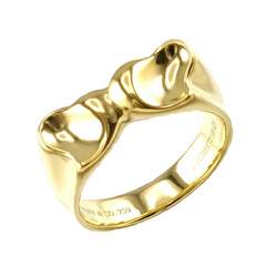 Tiffany & Co. Ring K18 YG Yellow Gold 750 Elsa Peretti