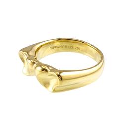 Tiffany & Co. Ring K18 YG Yellow Gold 750 Elsa Peretti