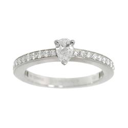 CHAUMET Josephine Triomphe de #48 Ring Diamond Pt Platinum