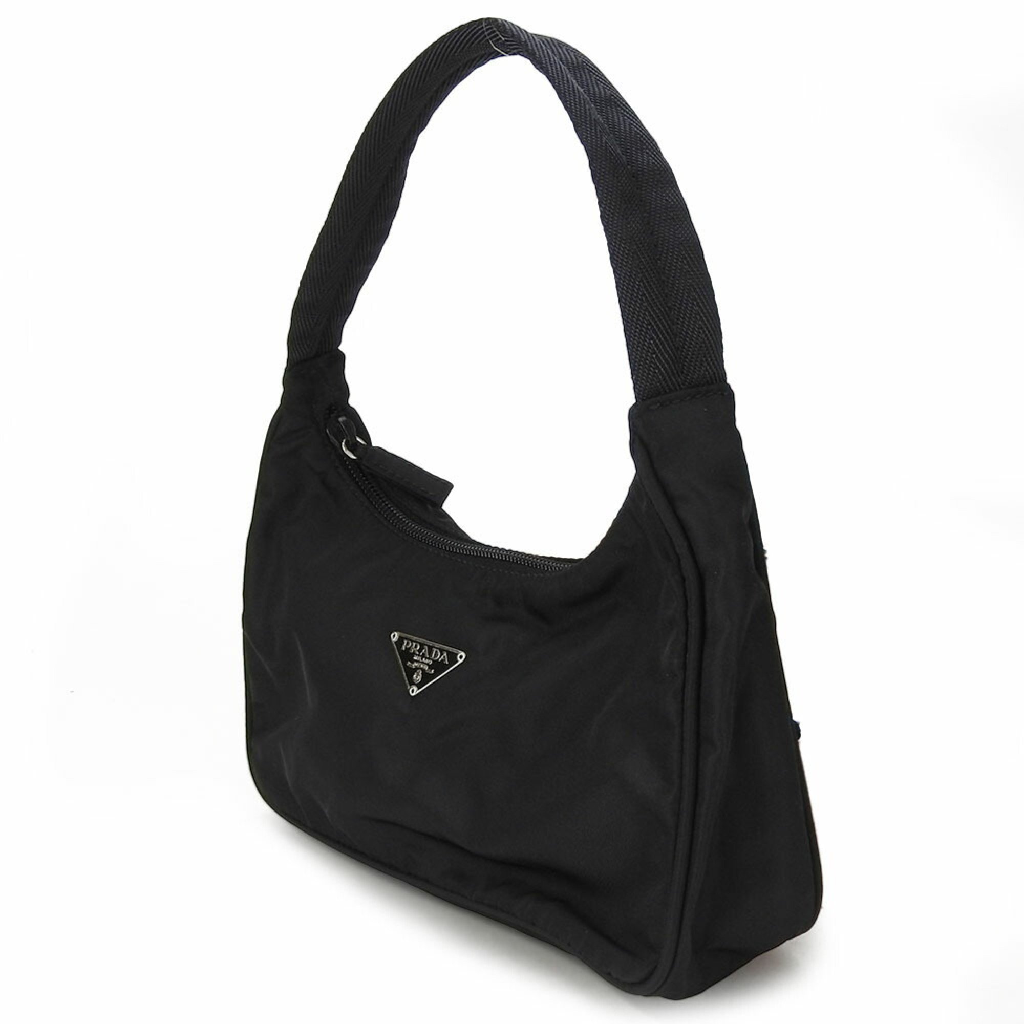 Prada handbag nylon canvas NERO black bag for women PRADA