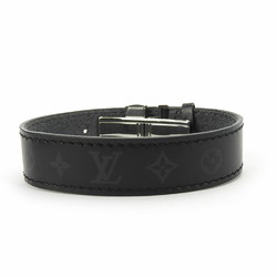 Louis Vuitton Bracelet Vous Good Luck M64447 Leather Black Women's LOUIS VUITTON