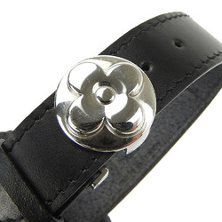 Louis Vuitton Bracelet Vous Good Luck M64447 Leather Black Women's LOUIS VUITTON