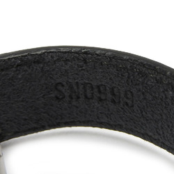 Louis Vuitton Bracelet Vous Good Luck M64447 Leather Black Women's LOUIS VUITTON