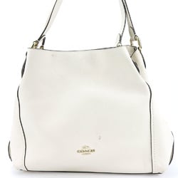 Coach Shoulder Bag 57125 Leather Off-White Women's COACH