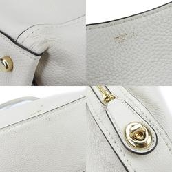 Coach Shoulder Bag 57125 Leather Off-White Women's COACH