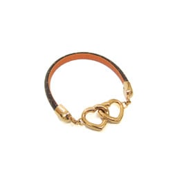 Louis Vuitton Bracelet Say Yes M6758 Metal,Monogram No Stone Charm Bracelet Gold,Monogram