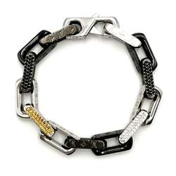 LOUIS VUITTON Men's Monogram Chain Bracelet Bangle