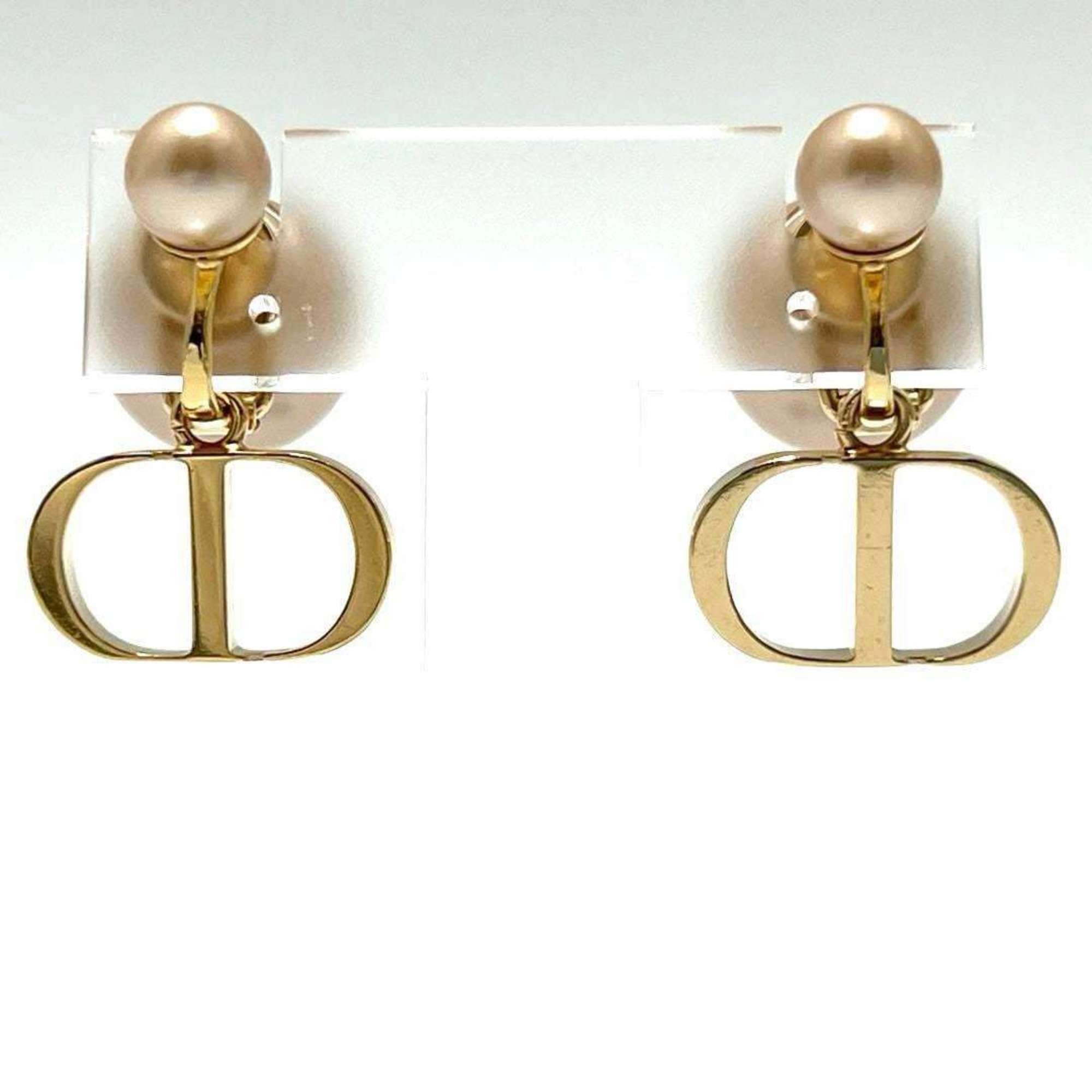 Christian Dior Tribales Clip Earrings in Pink