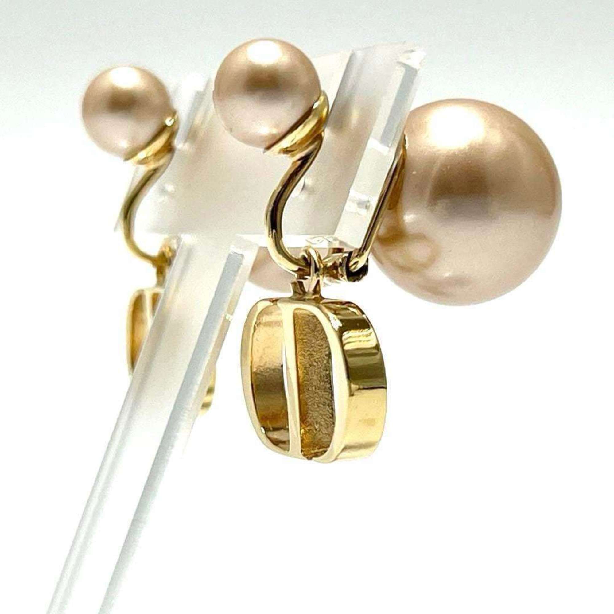 Christian Dior Tribales Clip Earrings in Pink