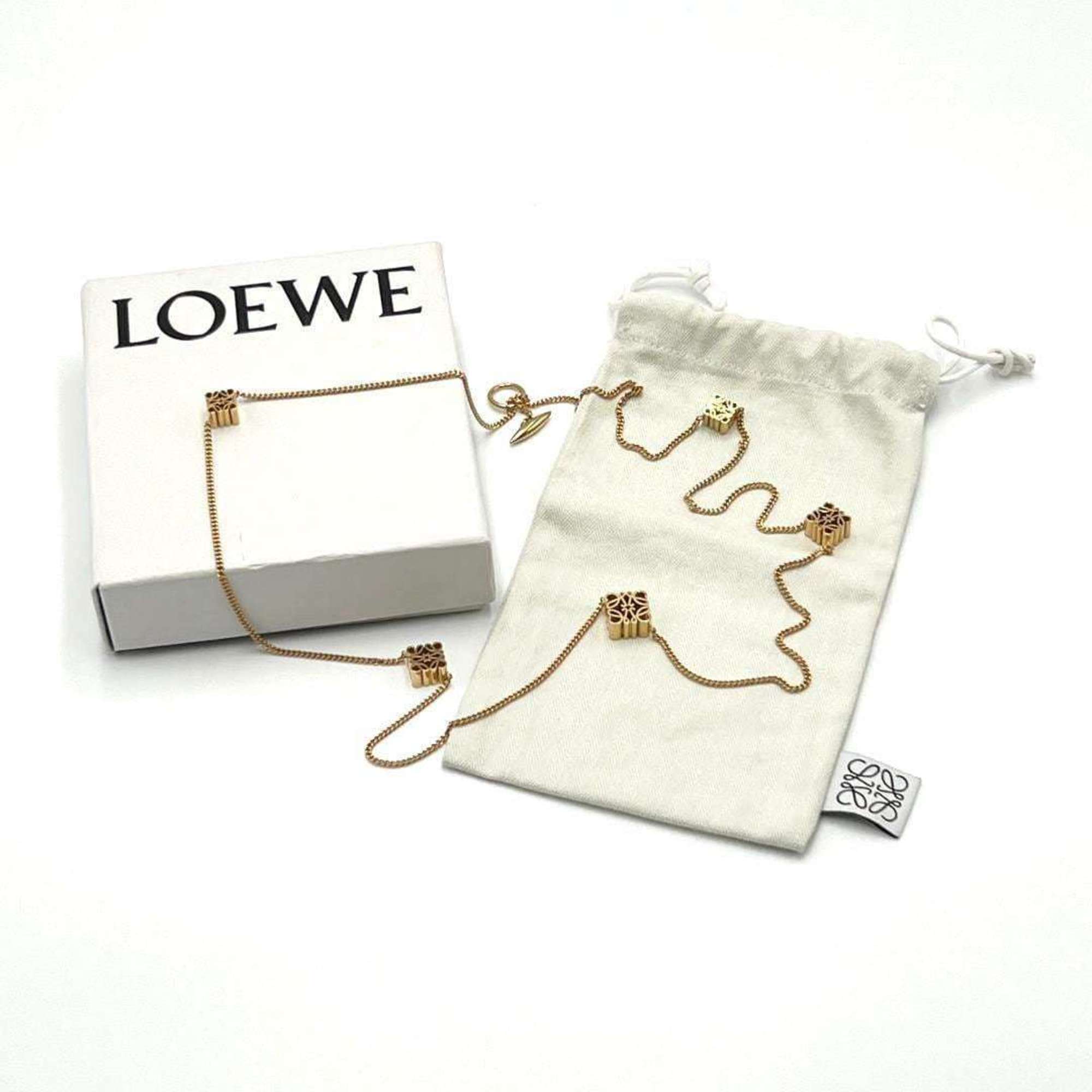 LOEWE Women's Necklace Pendant Anagram Sautoir