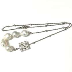 FENDI Women's Necklace Pendant Faux Pearl