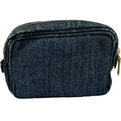 PRADA Prada denim pouch, cotton, small items, for tick, women, men, women