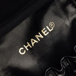 CHANEL Chanel Vanity Enamel Black Coco Mark Bag Handbag Compact Storage Box Women's