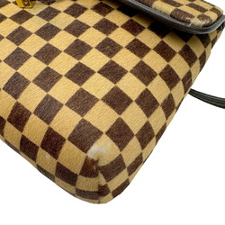 Louis Vuitton Gazelle Damier Sauvage Shoulder Bag M92130 CE1000 Brown Beige Pochette for Women