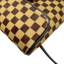 Louis Vuitton Gazelle Damier Sauvage Shoulder Bag M92130 CE1000 Brown Beige Pochette for Women