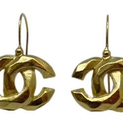 CHANEL Coco Mark Earrings Gold 99P Women's Box