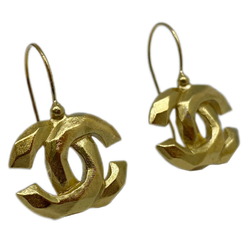 CHANEL Coco Mark Earrings Gold 99P Women's Box