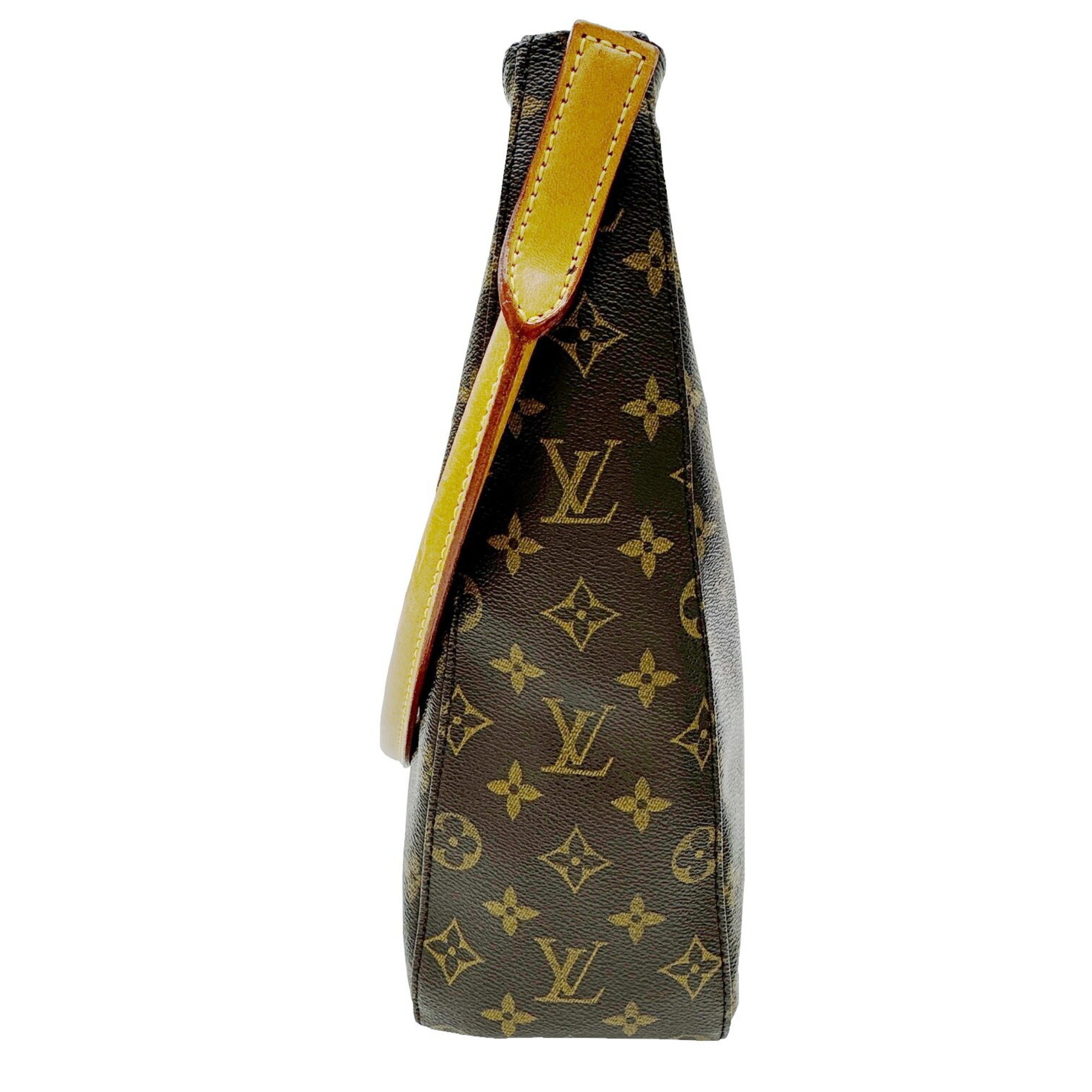 Louis Vuitton LOUIS VUITTON Looping GM M51145 SD0051 Monogram LV Shoulder Bag Brown Women's