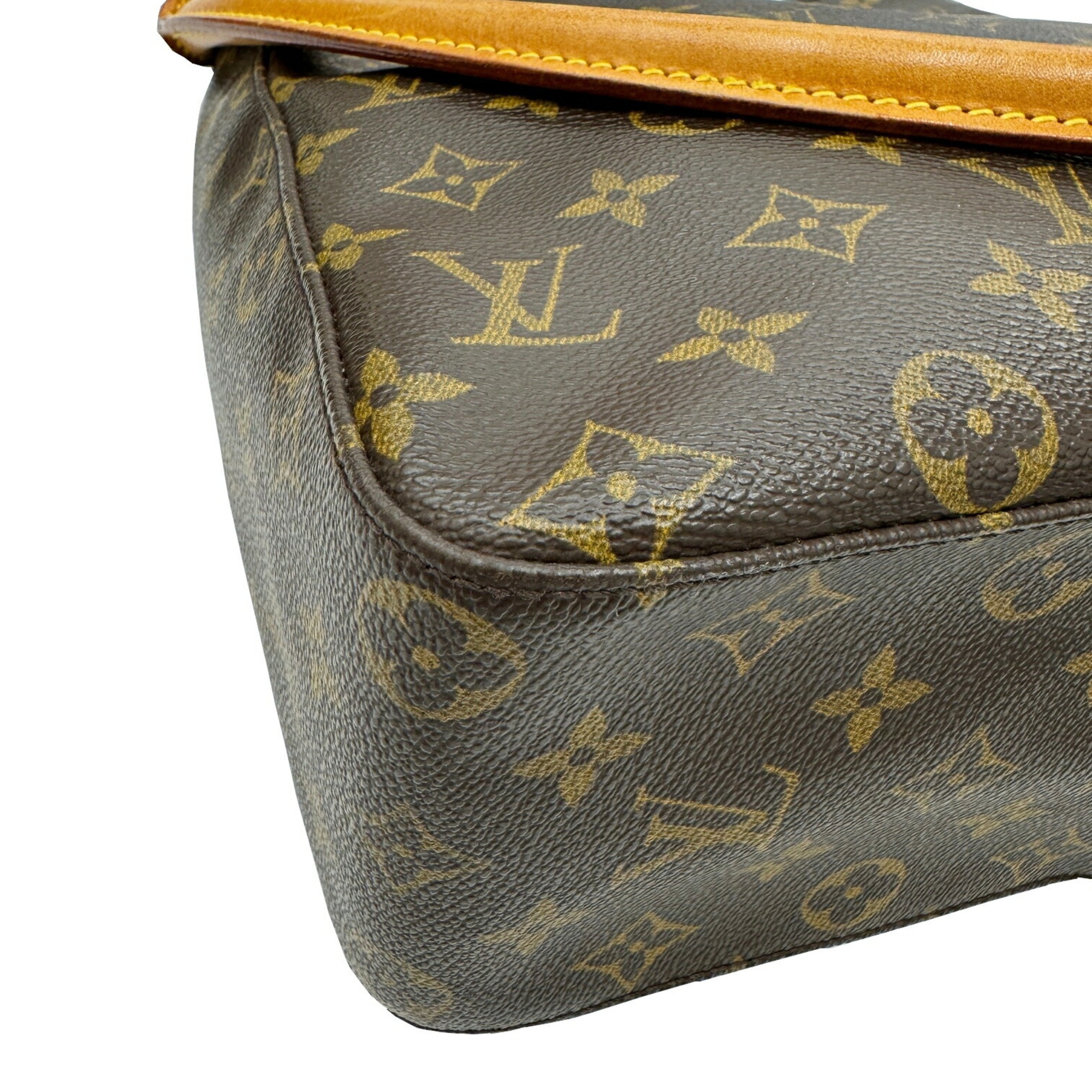 Louis Vuitton LOUIS VUITTON Looping GM M51145 SD0051 Monogram LV Shoulder Bag Brown Women's