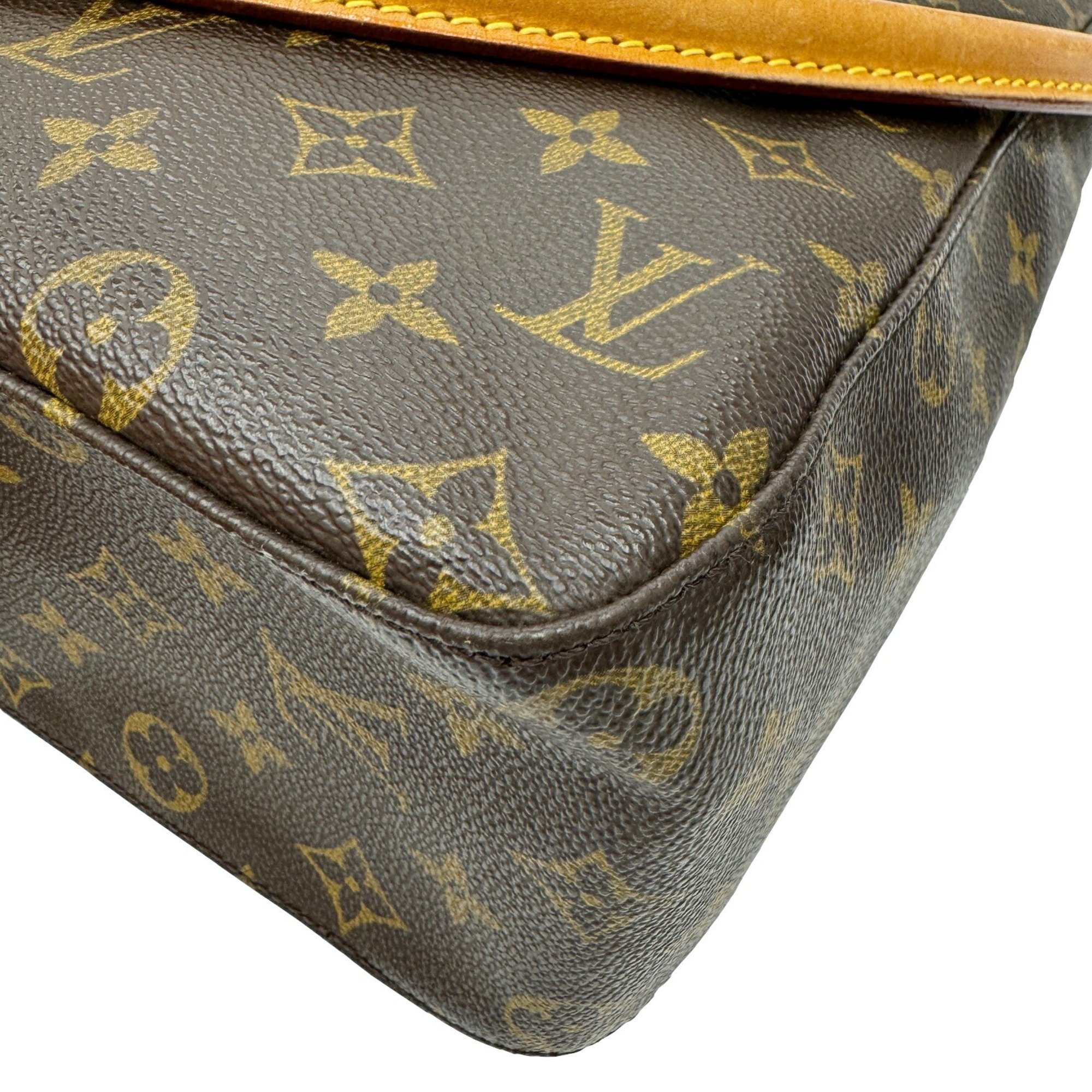 Louis Vuitton LOUIS VUITTON Looping GM M51145 SD0051 Monogram LV Shoulder Bag Brown Women's