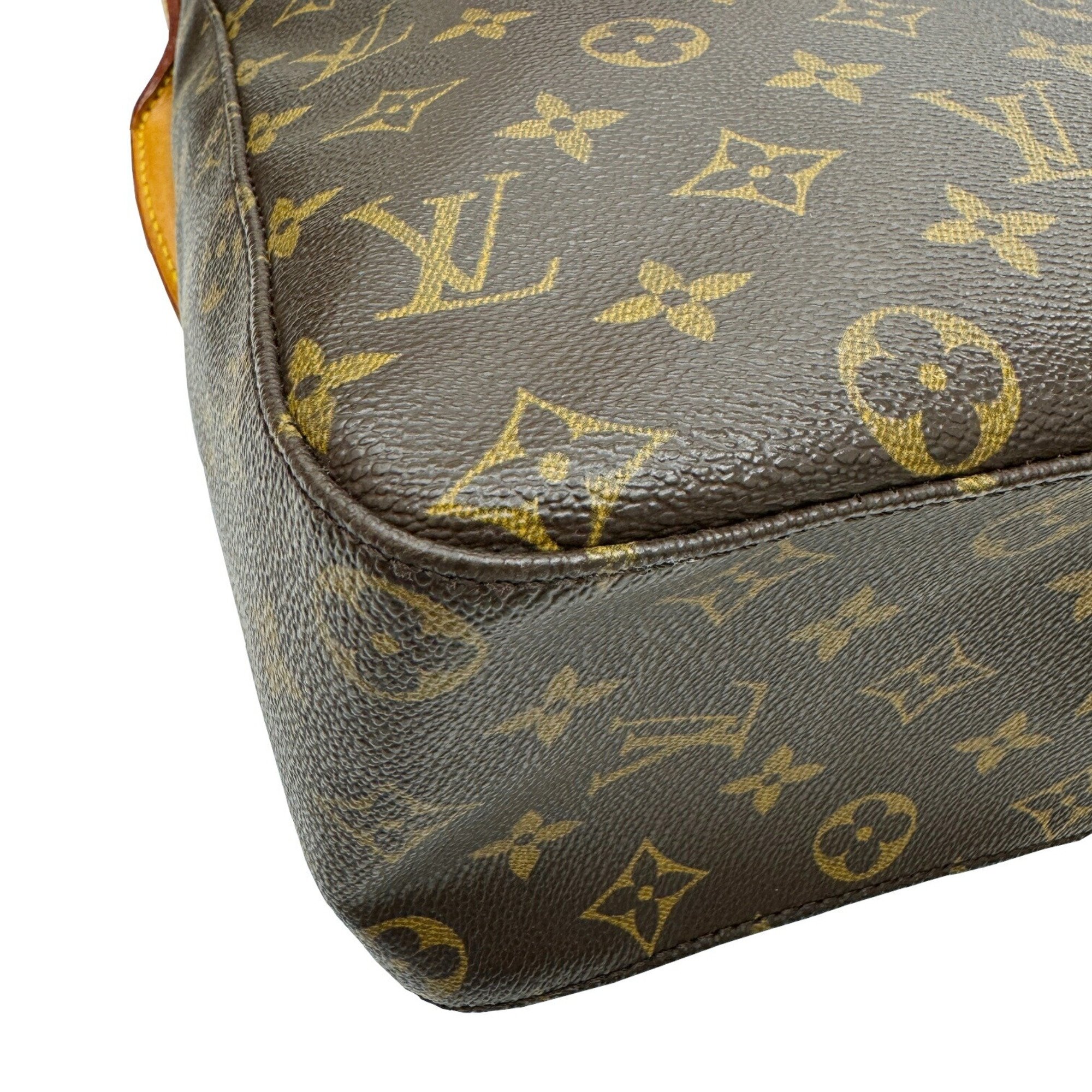 Louis Vuitton LOUIS VUITTON Looping GM M51145 SD0051 Monogram LV Shoulder Bag Brown Women's