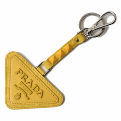 Prada Key Ring Holder Charm PRADA Trick SAFFIANO 1TL374 SOLE Yellow