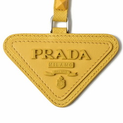 Prada Key Ring Holder Charm PRADA Trick SAFFIANO 1TL374 SOLE Yellow