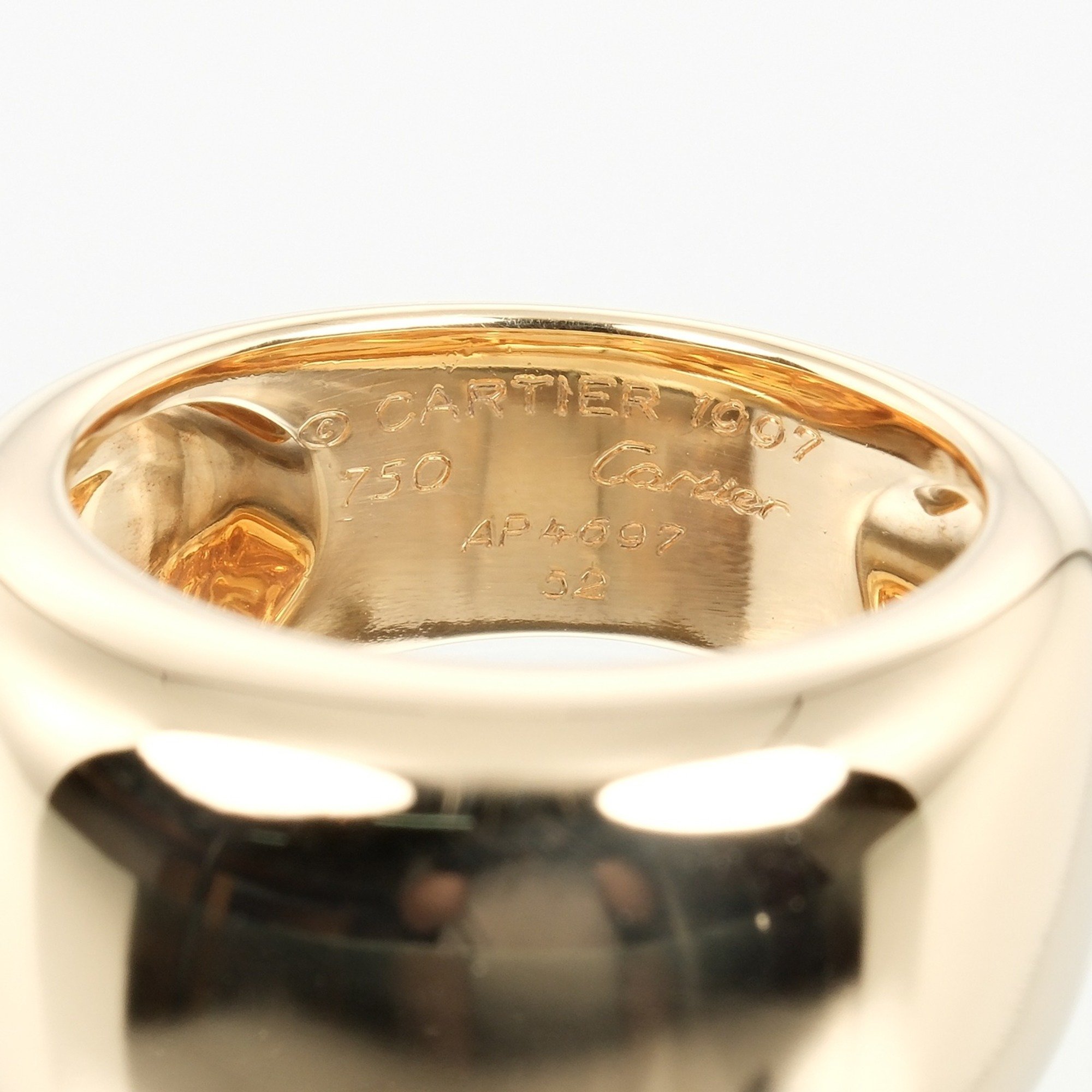 Cartier Nouvelle Vague size 12 ring, K18YG yellow gold, approx. 12.7g