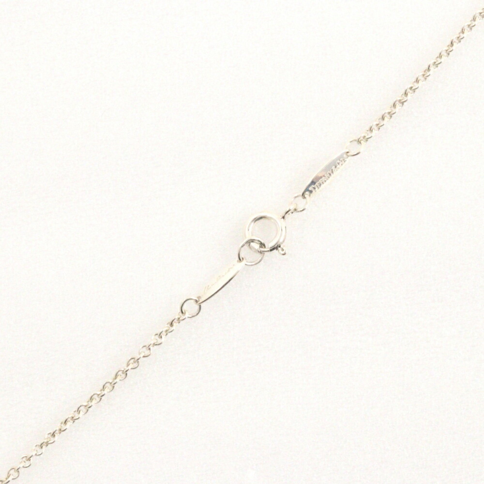 Tiffany & Co. Letter Q Initial Necklace, Silver 925, Approx. 4.42g, Q, Women's